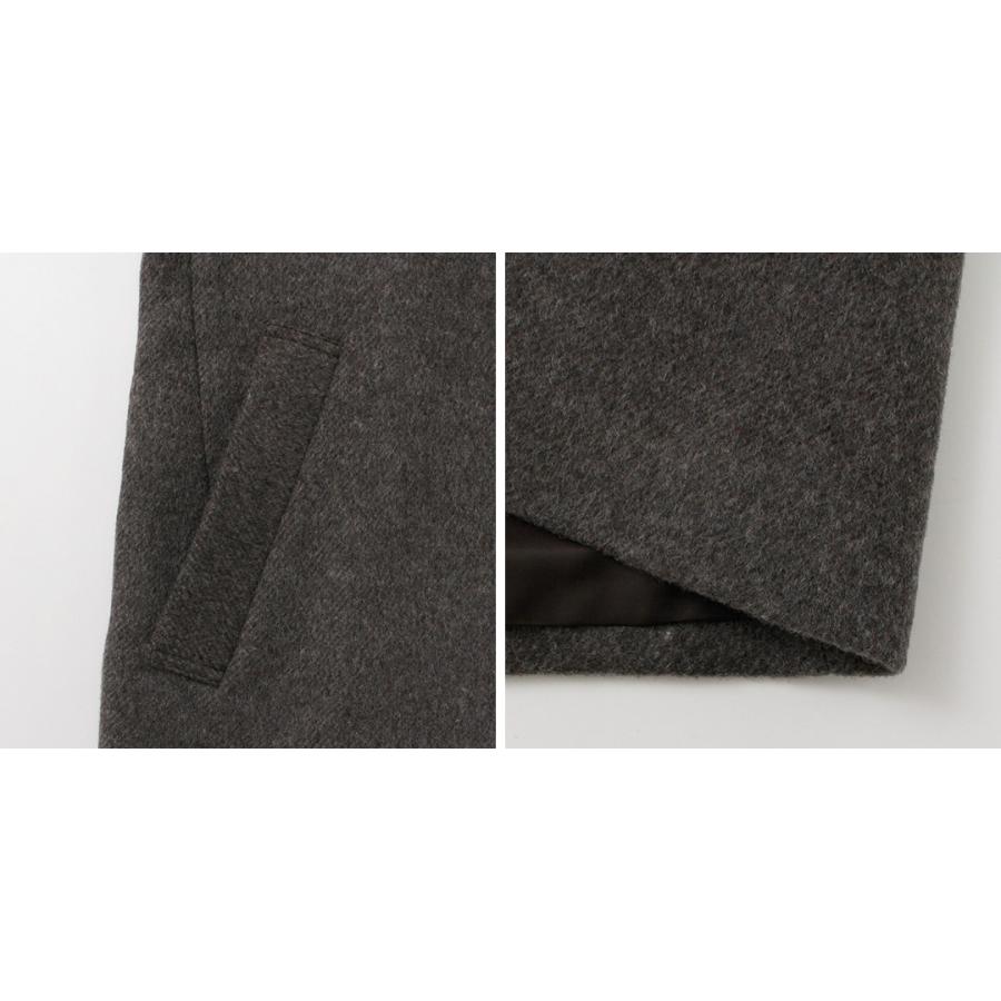 RE MADE IN TOKYO JAPAN（アールイー） ウールメルトン スタンドカラー Pコート / アウター | Re made in tokyo japan | 15