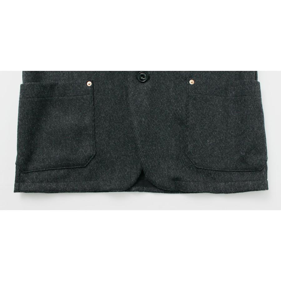 RE MADE IN TOKYO JAPAN（アールイー） ウールカシミアカルゼ カバーオールジャケット / メンズ | Re made in tokyo japan | 18