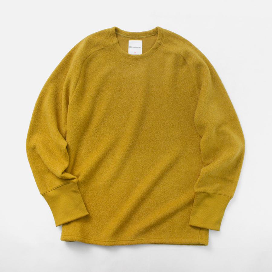 RE MADE IN TOKYO JAPAN（アールイー） ソフトエアーパイル ウォーム ニット / メンズ 長袖 ラグランスリーブ 無地 日本製 | Re made in tokyo japan | 05