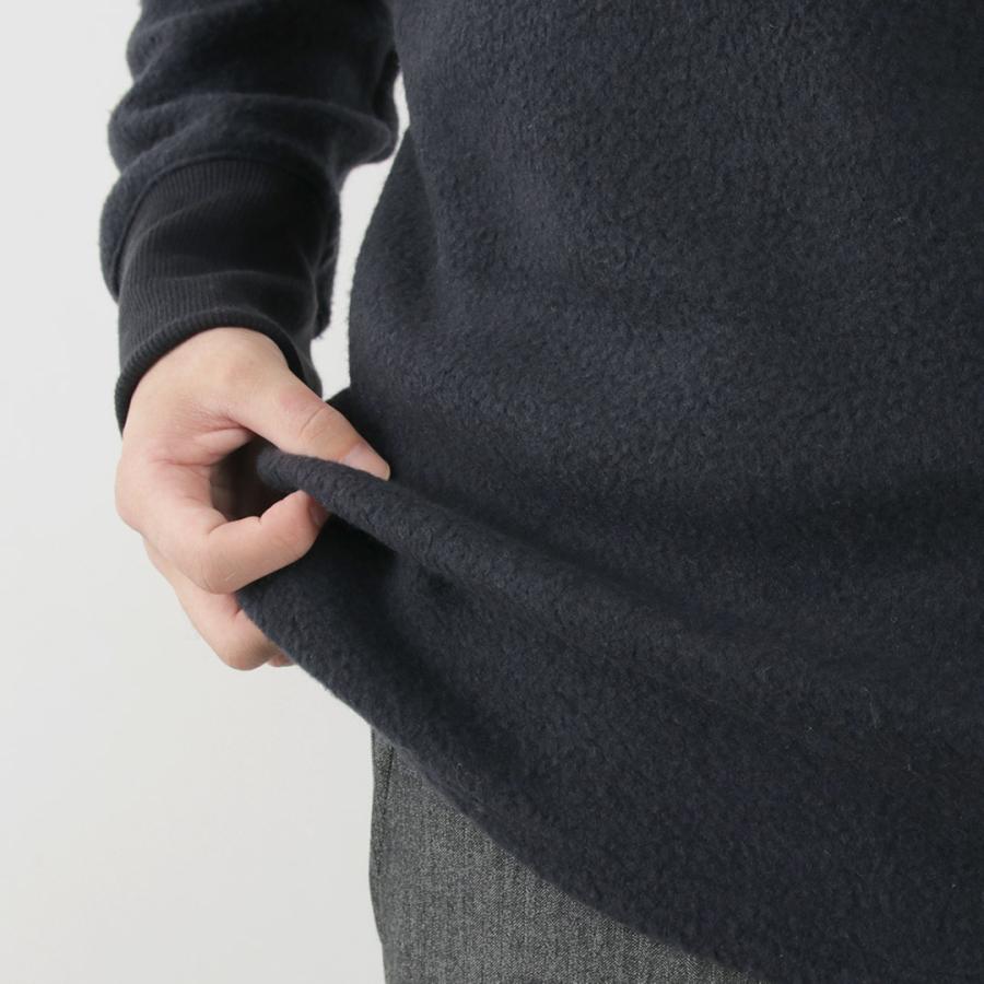 RE MADE IN TOKYO JAPAN（アールイー） ソフトエアーパイル ウォーム ニット / メンズ 長袖 ラグランスリーブ 無地 日本製 | Re made in tokyo japan | 09