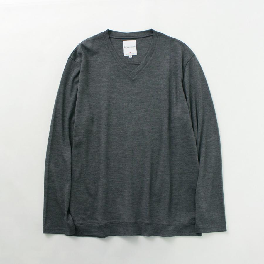 RE MADE IN TOKYO JAPAN（アールイー） ドレスウールニット Vネック / メンズ トップス 長袖 | Re made in tokyo japan | 05
