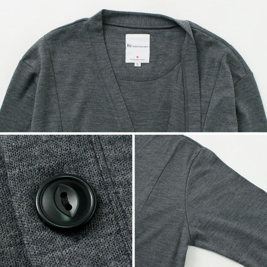 REMADEINTOKYOJAPAN（アールイー）ドレスウールニットラウンドカットカーディガン/メンズ | Re made in tokyo japan | 15