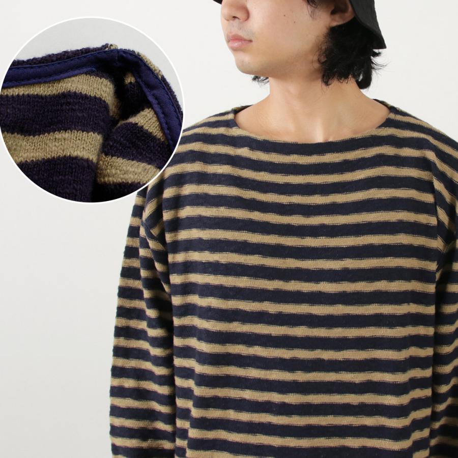 TIEASY（ティージー） 別注 オリジナル リバース ボートネック / Tシャツ 長袖 カットソー ロンT バスクT | TIEASY | 12