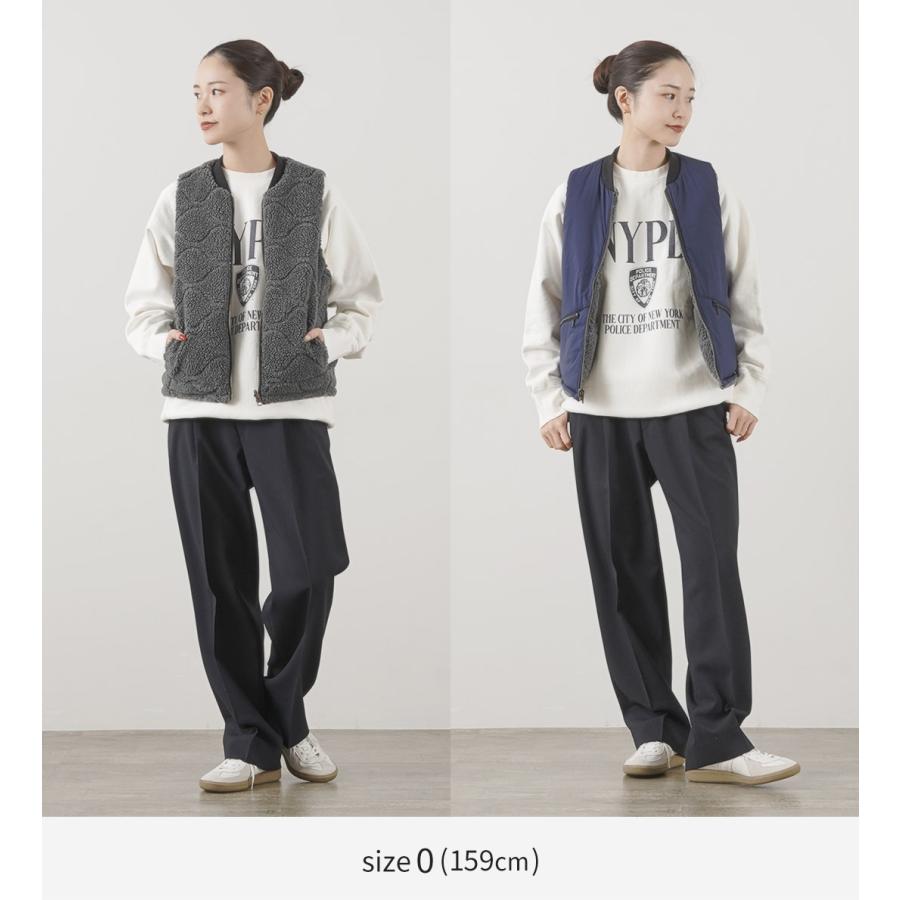 FNOR（エフノア） キルトシープボア MIL ベスト / メンズ レディース ユニセックス 前開き リバーシブル ボア | ブランド登録なし | 06