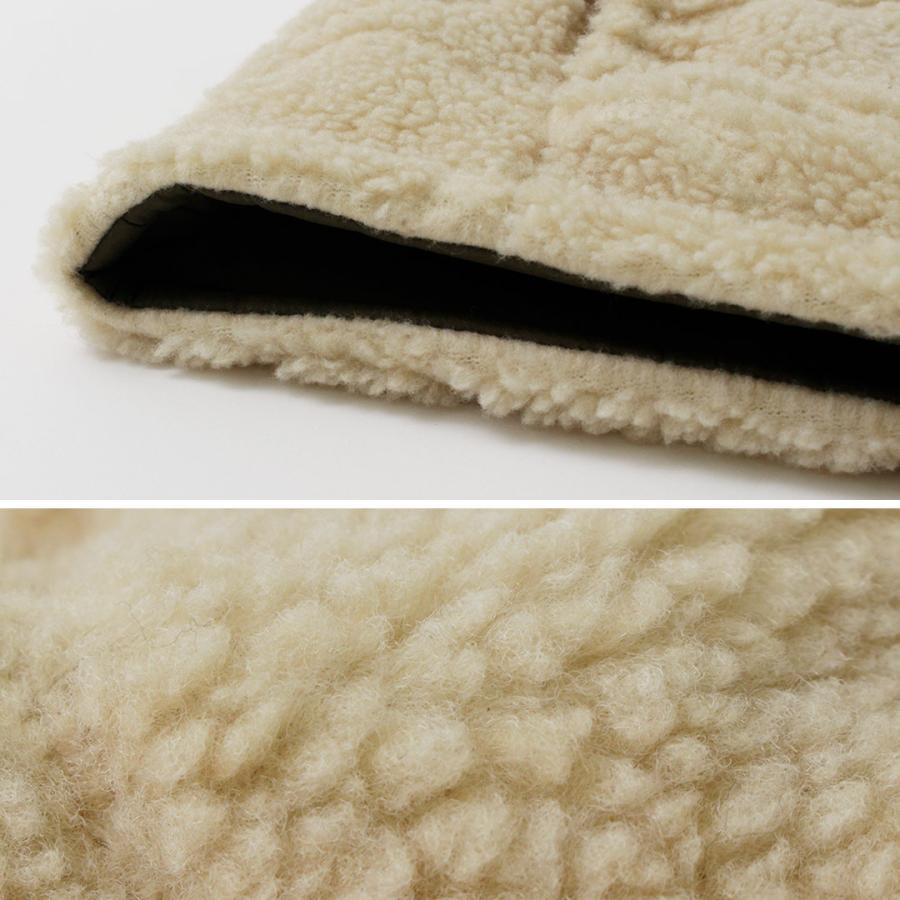 FNOR（エフノア） キルトシープボア MIL ベスト / メンズ レディース ユニセックス 前開き リバーシブル ボア | ブランド登録なし | 07