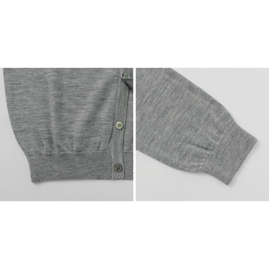 MOONCASTLE（ムーンキャッスル） エクストラファインメリノウール カーディガン / メンズ 羽織 ライトアウター | MOONCASTLE | 16