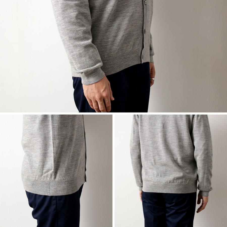MOONCASTLE（ムーンキャッスル） エクストラファインメリノウール カーディガン / メンズ 羽織 ライトアウター | MOONCASTLE | 10