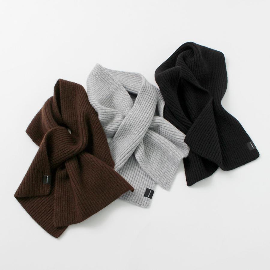 【旧商品】MOONCASTLE（ムーンキャッスル） カシミヤ ショートマフラー / スカーフ 無地 メンズ | MOONCASTLE | 05