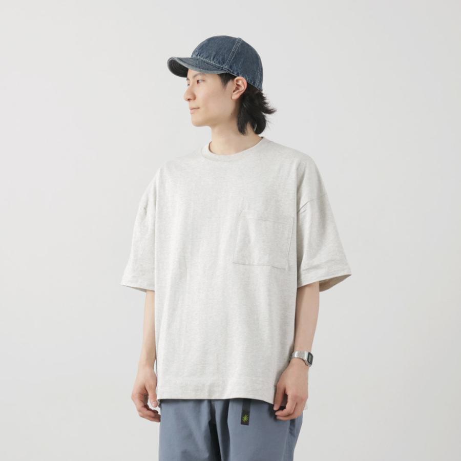 GOHEMP（ゴーヘンプ） ワイド スリット Tシャツ ヘザー / メンズ レディース ユニセックス トップス 半袖 プリント ポケットT | GOHEMP | 13