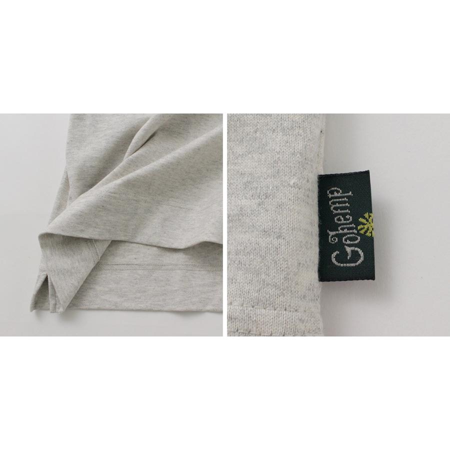 GOHEMP（ゴーヘンプ） ワイド スリット Tシャツ ヘザー / メンズ レディース ユニセックス トップス 半袖 プリント ポケットT | GOHEMP | 16