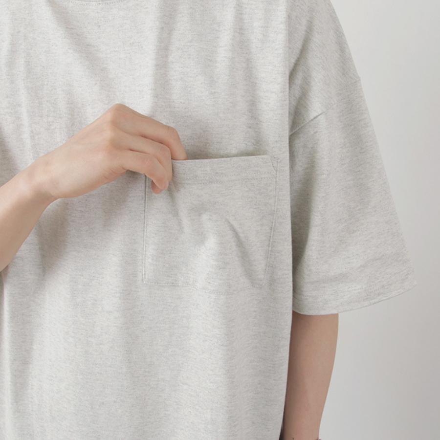 GOHEMP（ゴーヘンプ） ワイド スリット Tシャツ ヘザー / メンズ レディース ユニセックス トップス 半袖 プリント ポケットT | GOHEMP | 11