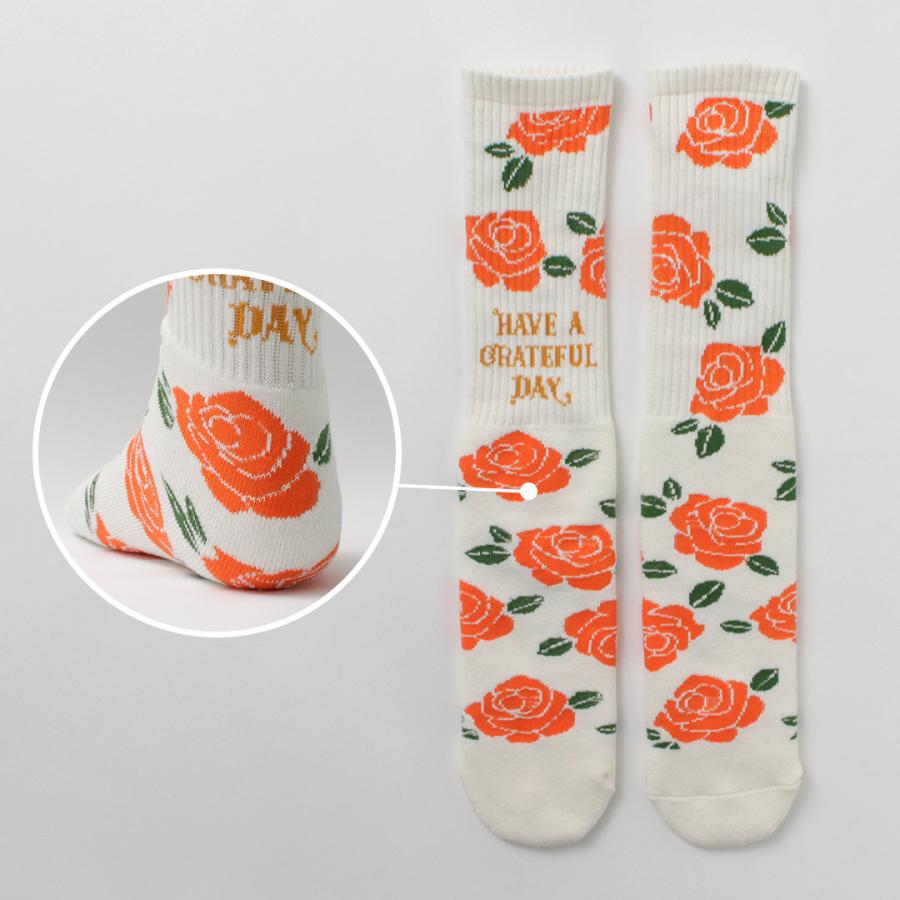 HAVE A GRATEFUL DAY（ハブアグレイトフルデイ） クルーソックス フラワー / 2パック 靴下 ハイソックス | HAVE A GRATEFUL DAY | 09