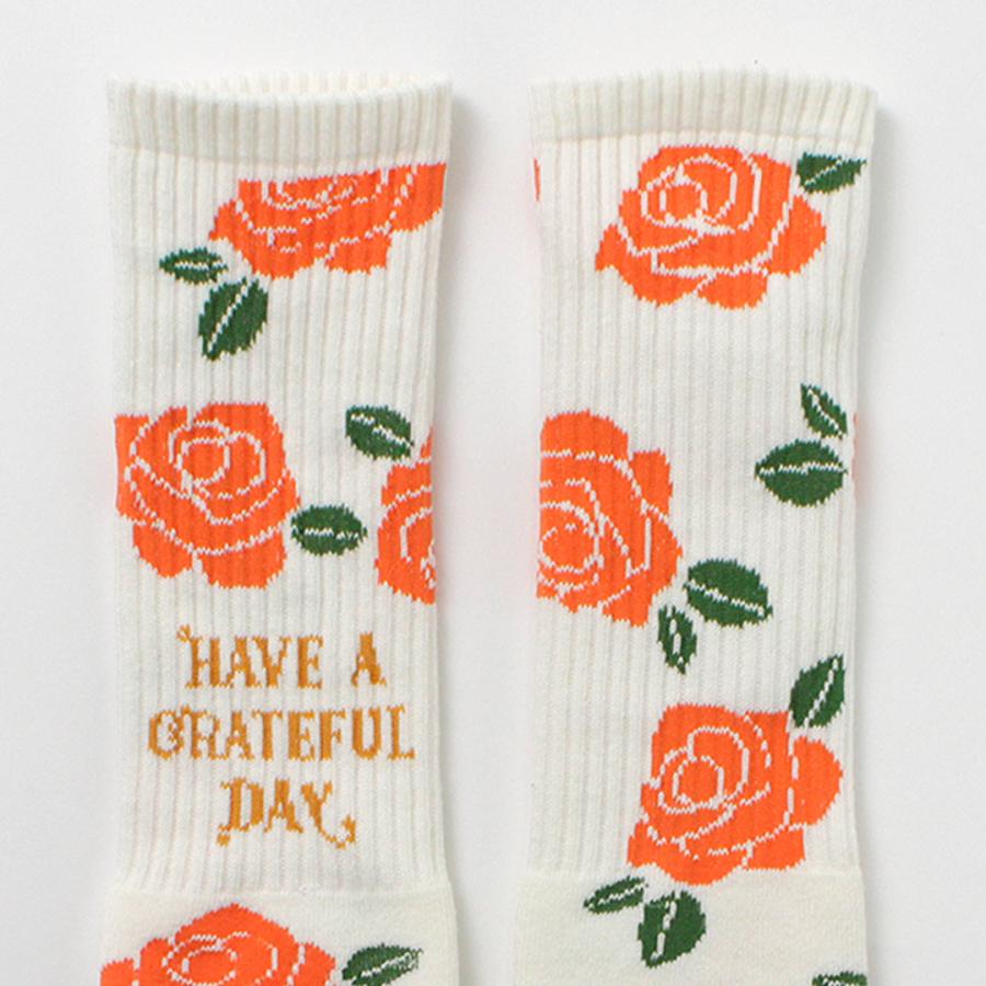 HAVE A GRATEFUL DAY（ハブアグレイトフルデイ） クルーソックス フラワー / 2パック 靴下 ハイソックス | HAVE A GRATEFUL DAY | 11