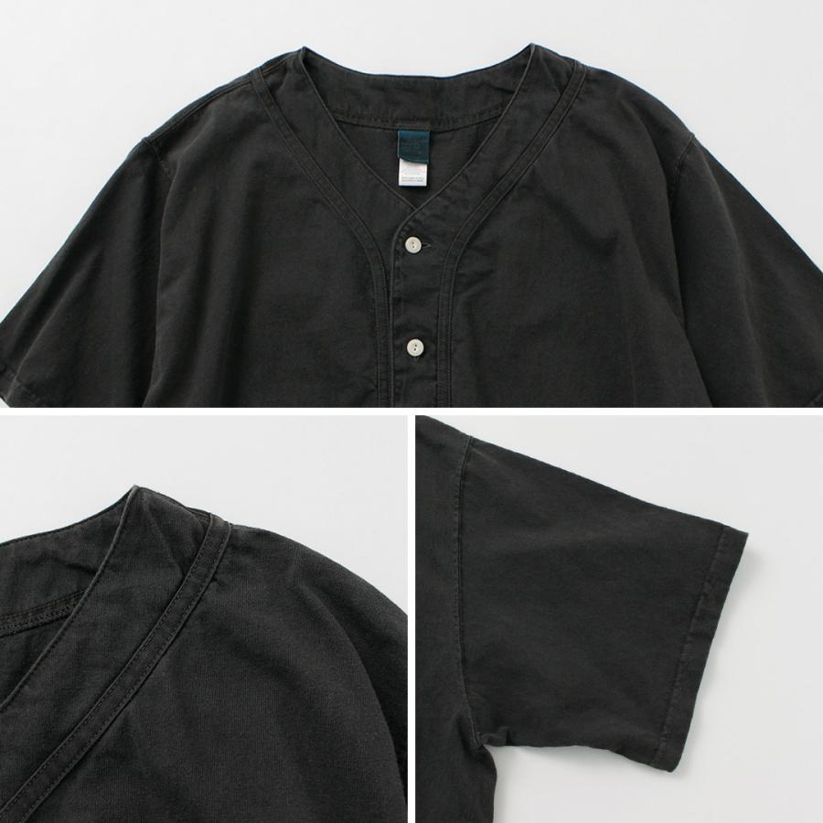 GOOD ON（グッドオン） カラー別注 ベースボールシャツ / メンズ 製品染め 半袖 コットン 綿 BASEBALL SHIRT | GOOD ON | 14