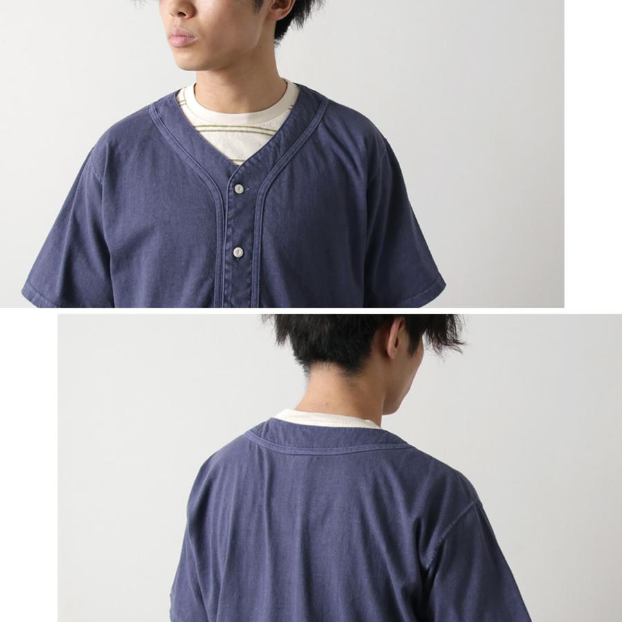 GOOD ON（グッドオン） カラー別注 ベースボールシャツ / メンズ 製品染め 半袖 コットン 綿 BASEBALL SHIRT | GOOD ON | 10