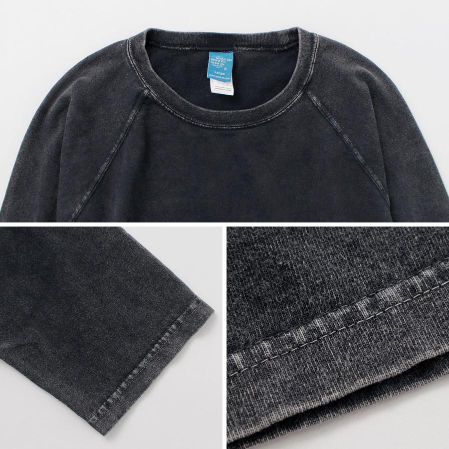 GOOD ON（グッドオン） ヴィンテージダイ ベースボールTシャツ / メンズ トップス 7分袖 ラグランスリーブ | GOOD ON | 16