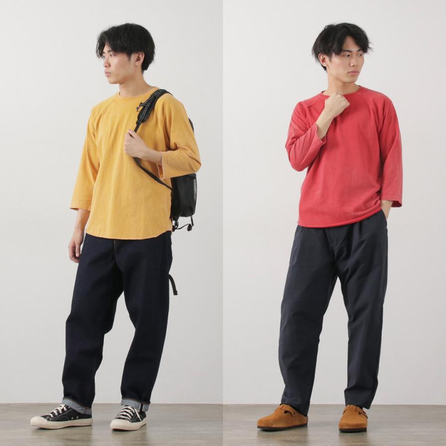 GOOD ON（グッドオン） ヴィンテージダイ ベースボールTシャツ / メンズ トップス 7分袖 ラグランスリーブ | GOOD ON | 07