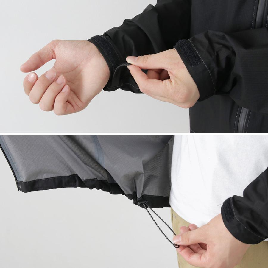 AND WANDER（アンドワンダー） 3レイヤー ウルトラライト レインジャケット / メンズ アウター 防水 透湿 撥水 登山 アウトドア | and wander | 12