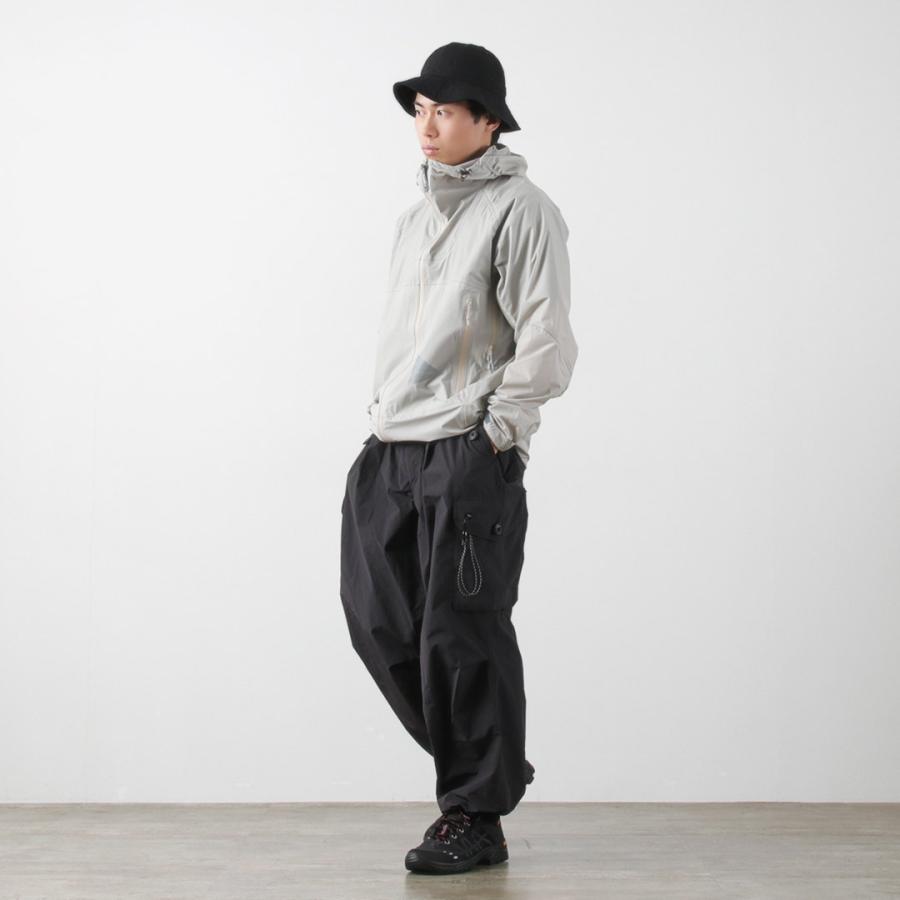 AND WANDER（アンドワンダー） 3レイヤー ウルトラライト レインジャケット / メンズ アウター 防水 透湿 撥水 登山 アウトドア | and wander | 06