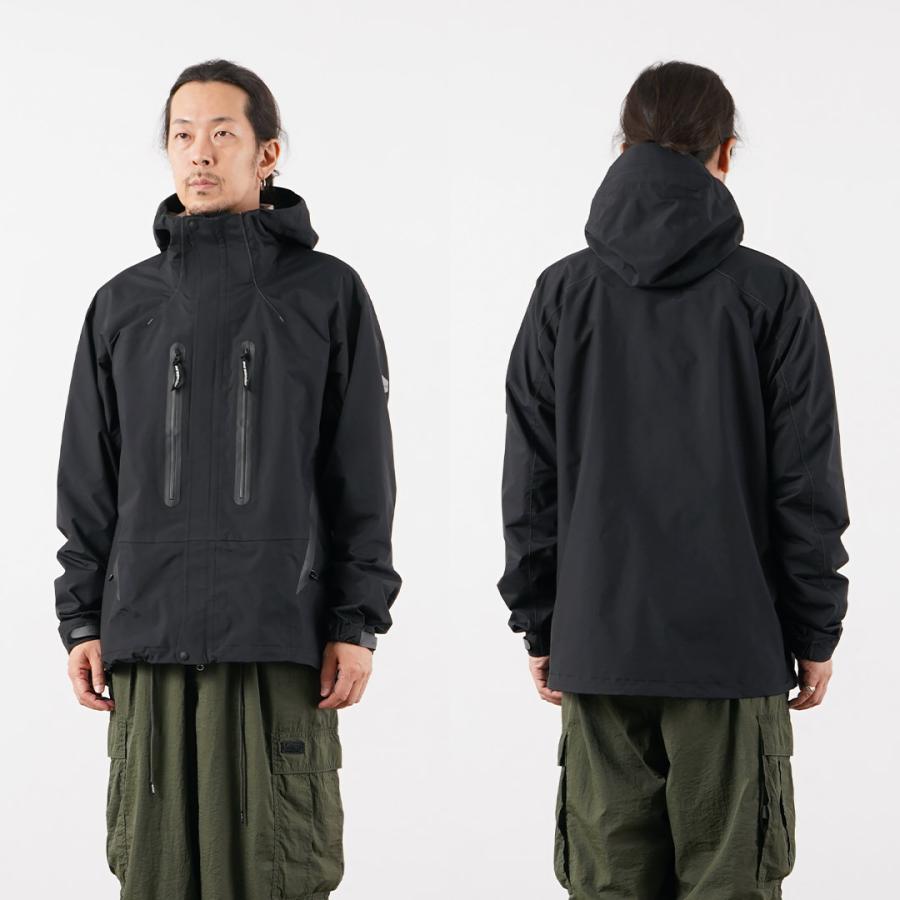AND WANDER（アンドワンダー） 2.5レイヤー ハイカー レインジャケット / メンズ 防水 透湿 撥水 登山 アウトドア | and wander | 15