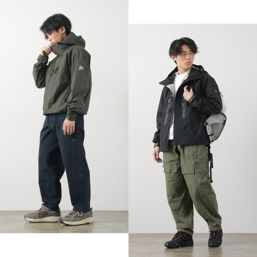 AND WANDER（アンドワンダー） 2.5レイヤー ハイカー レインジャケット / メンズ アウター 防水 透湿 撥水 登山 アウトドア 羽織 | and wander | 16