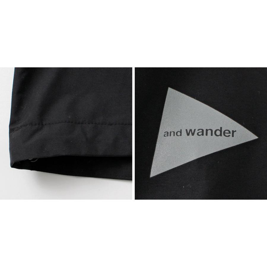 AND WANDER（アンドワンダー） 2.5レイヤー ハイカー レインジャケット / メンズ アウター 防水 透湿 撥水 登山 アウトドア 羽織 | and wander | 18
