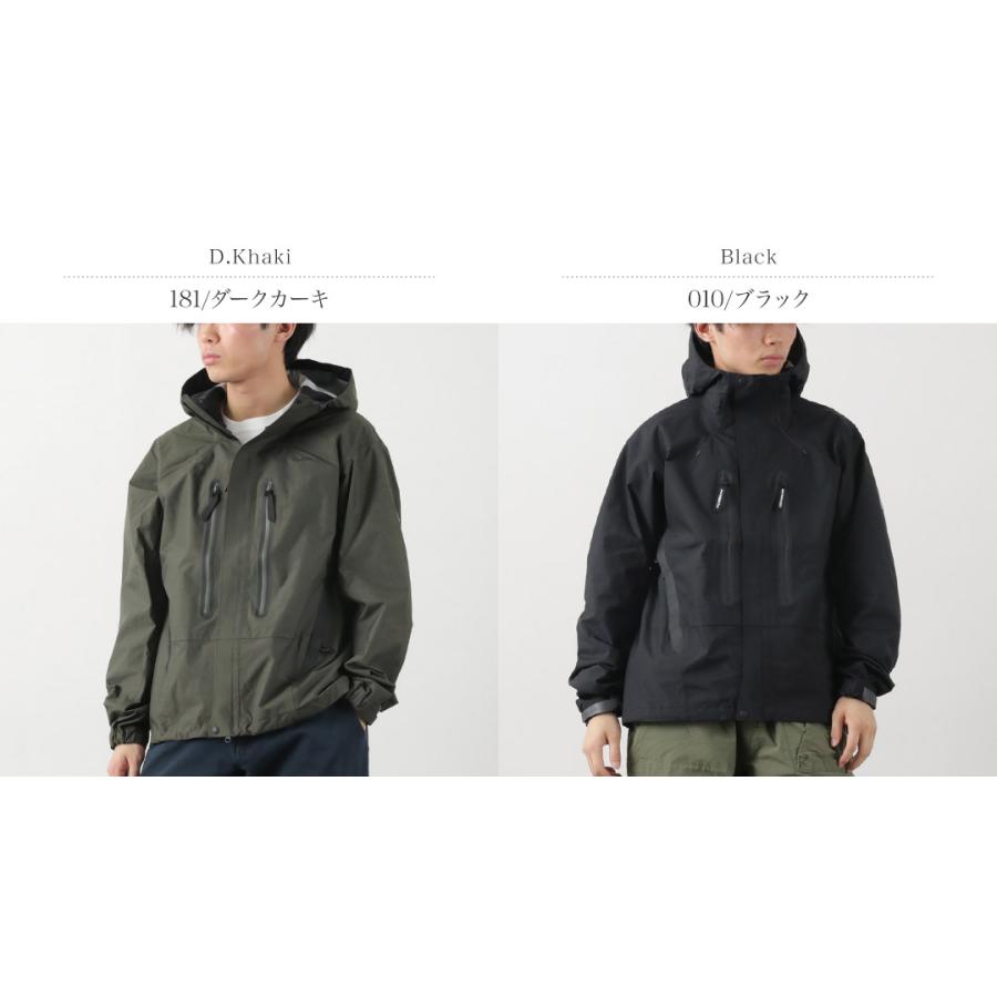 AND WANDER（アンドワンダー） 2.5レイヤー ハイカー レインジャケット / メンズ アウター 防水 透湿 撥水 登山 アウトドア 羽織 | and wander | 03