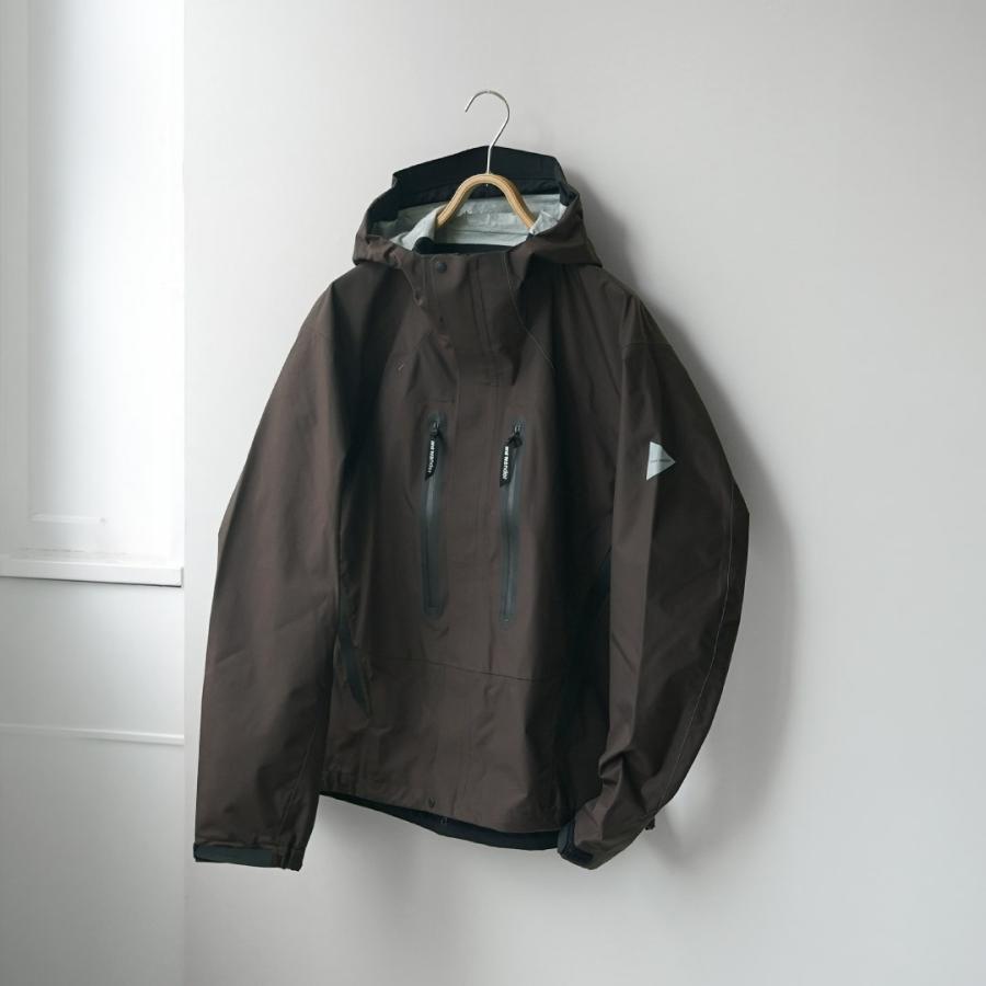 AND WANDER（アンドワンダー） 2.5レイヤー ハイカー レインジャケット / メンズ 防水 透湿 撥水 登山 アウトドア | and wander | 04