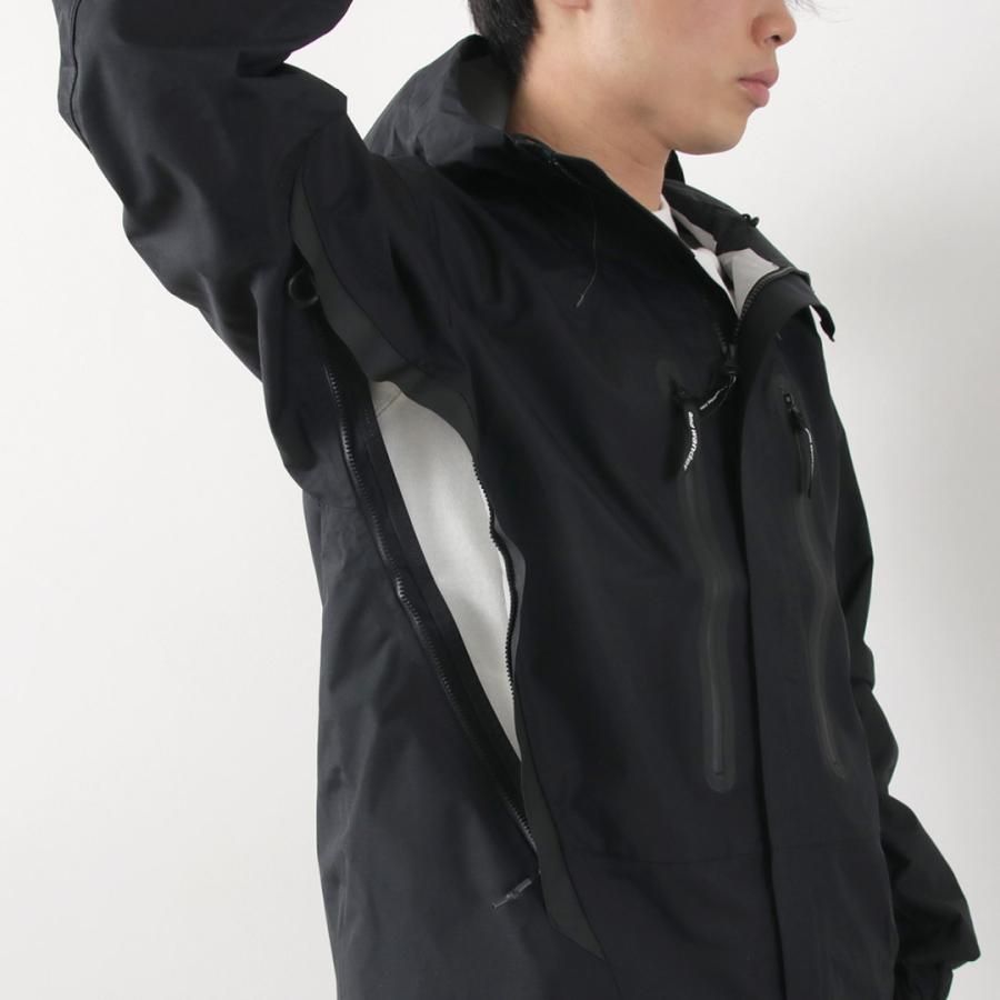 AND WANDER（アンドワンダー） 2.5レイヤー ハイカー レインジャケット / メンズ 防水 透湿 撥水 登山 アウトドア | and wander | 11