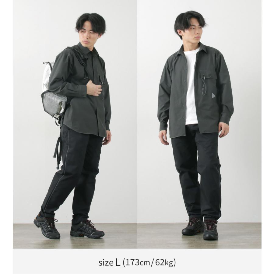 and wander（アンドワンダー） ドライ ブリザブル ロングスリーブ