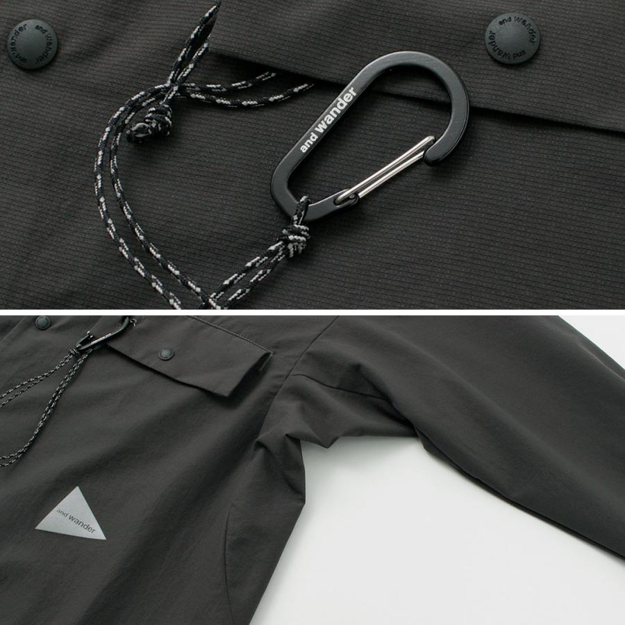 and wander（アンドワンダー） ドライ ブリザブル ロングスリーブ