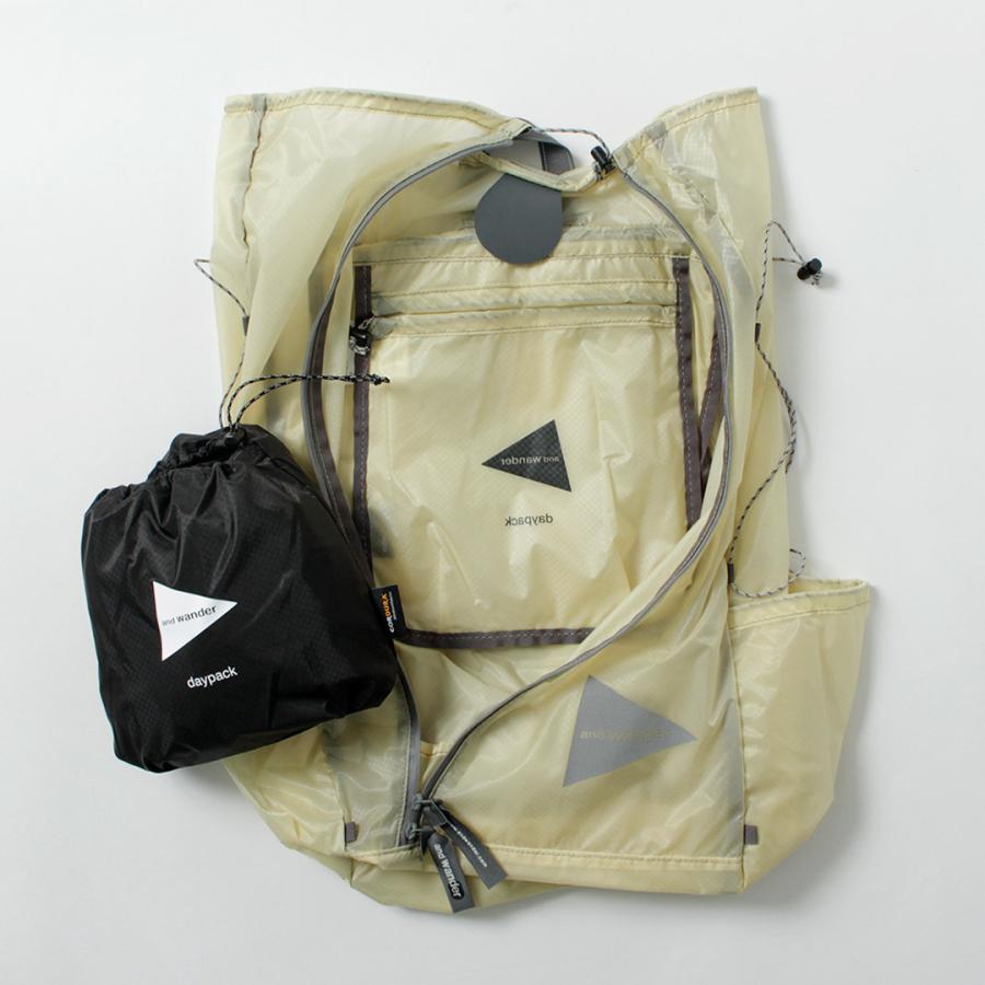 AND WANDER（アンドワンダー） シル デイパック / リュック メンズ レディース ユニセックス バックパック 軽量 旅行 鞄｜20％OFFクーポン対象 | and wander | 16