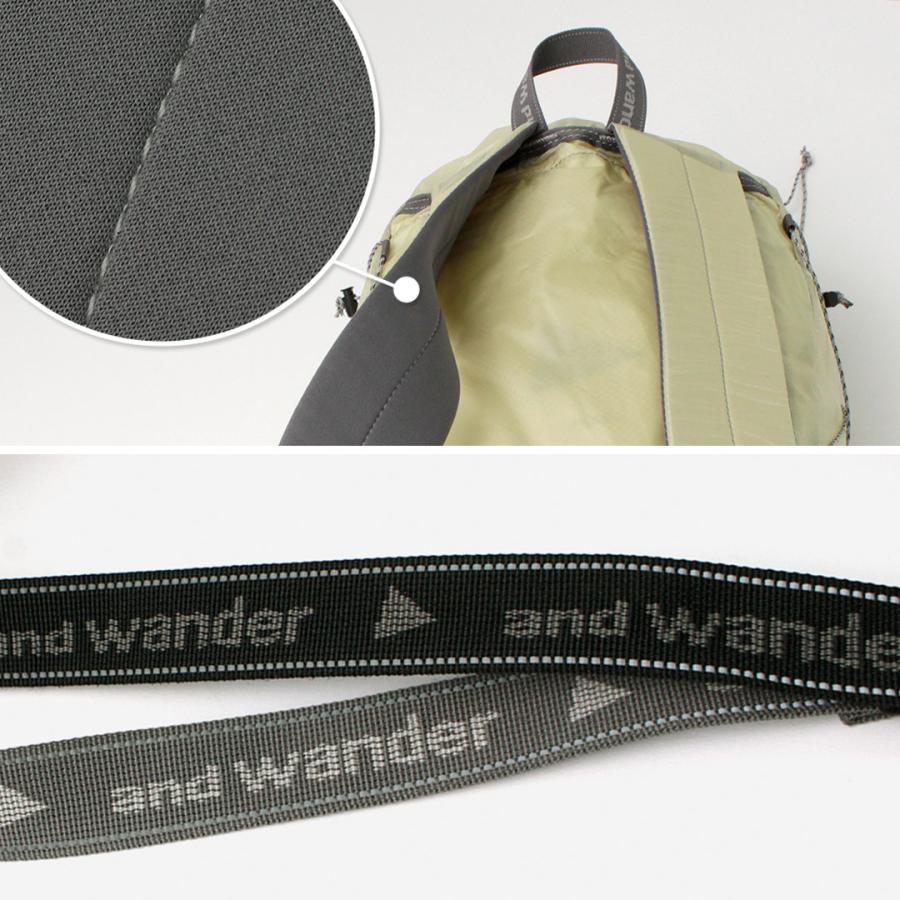 AND WANDER（アンドワンダー） シル デイパック リュック / メンズ レディース 軽量 旅行 パッカブル バックパック | and wander | 20