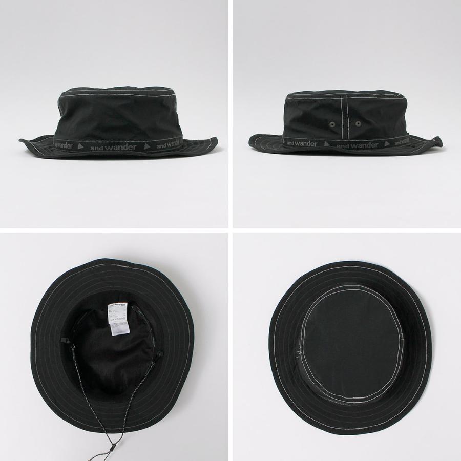 AND WANDER（アンドワンダー） ジャガードテープ ハット / メンズ レディース 帽子 アウトドア キャンプ 日除け | and wander | 12