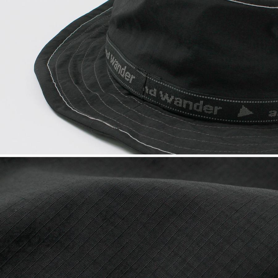 AND WANDER（アンドワンダー） ジャガードテープ ハット / メンズ レディース 帽子 アウトドア キャンプ 日除け | and wander | 05