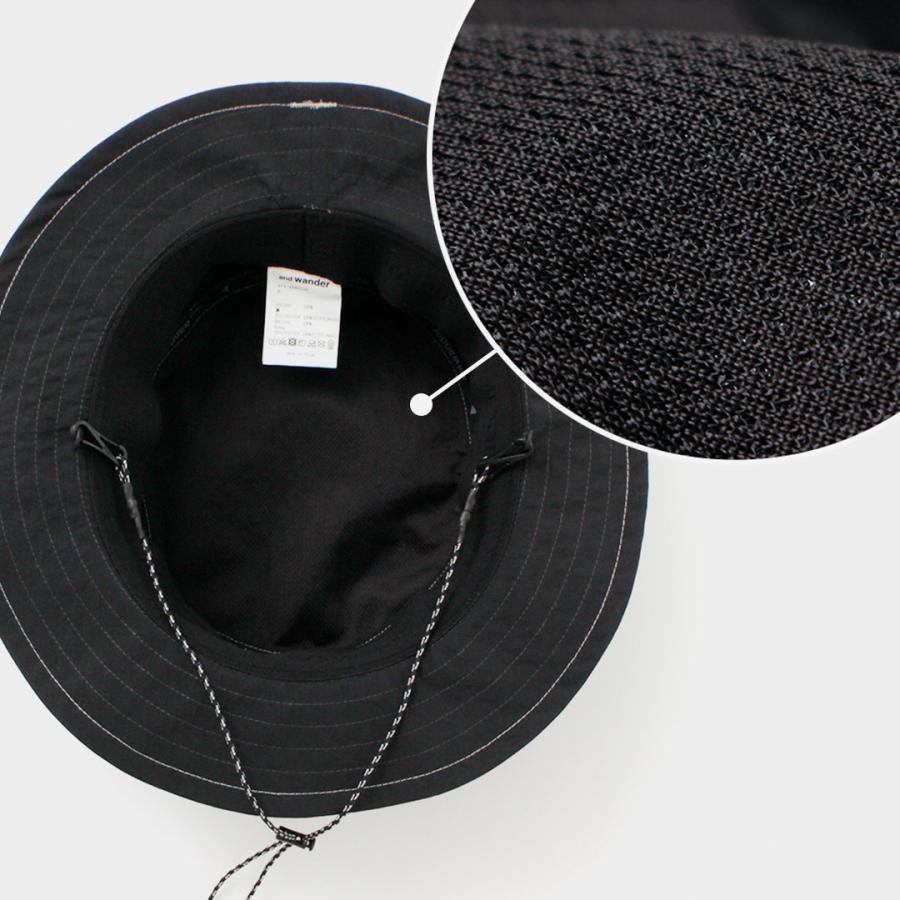 AND WANDER（アンドワンダー） ジャガードテープ ハット / 春夏 メンズ レディース 帽子 アウトドア キャンプ 日除け | and wander | 08