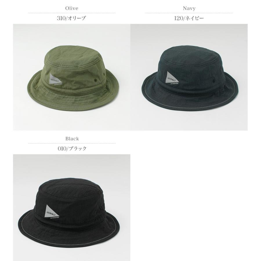 AND WANDER（アンドワンダー） グラミチ ナイロンコットン ハット / メンズ レディース 帽子 無地 | and wander | 04