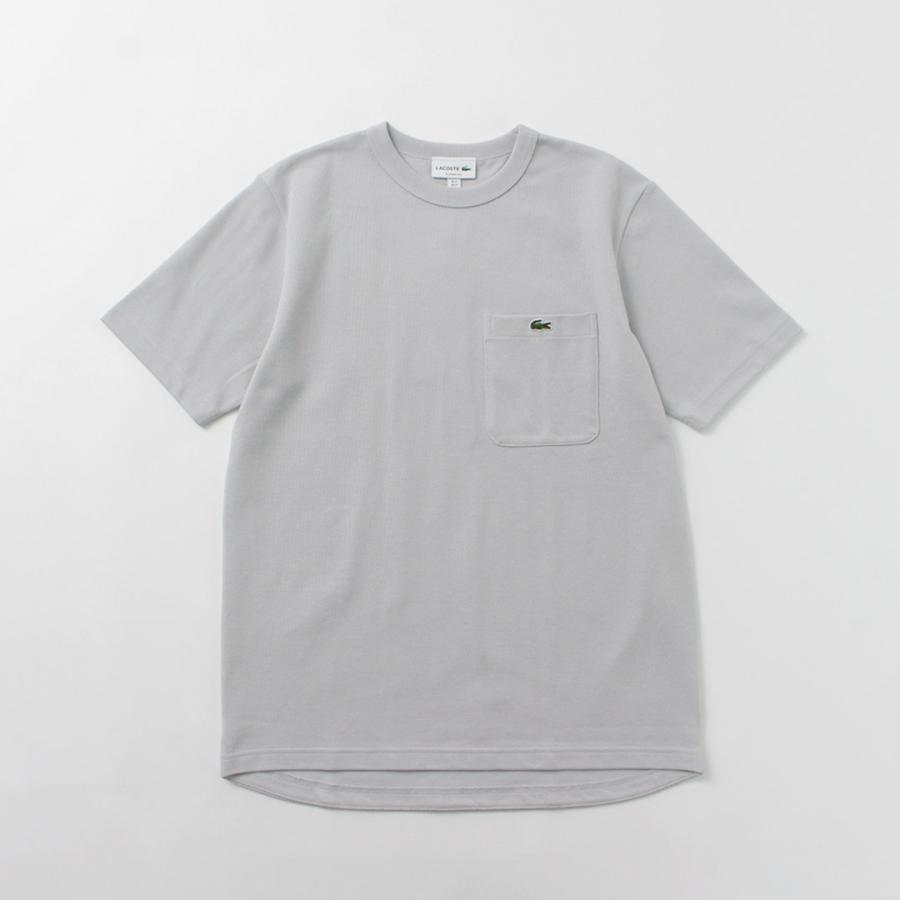 LACOSTE（ラコステ） 鹿の子 ポケットTシャツ / トップス メンズ 半袖 バインダーネック｜rococo｜06