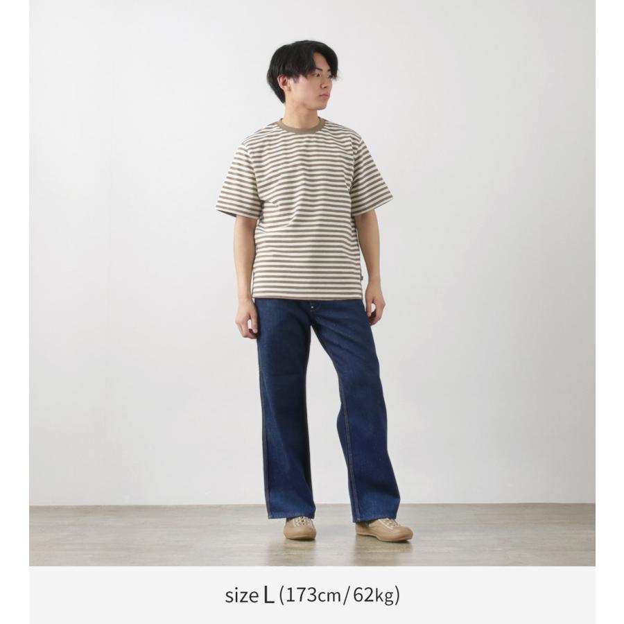 WAX LONDON（ワックスロンドン） ディーン ショートスリーブ ボーダーTシャツ ジョルトストライプ / メンズ トップス 半袖 柄 | WAX LONDON | 07