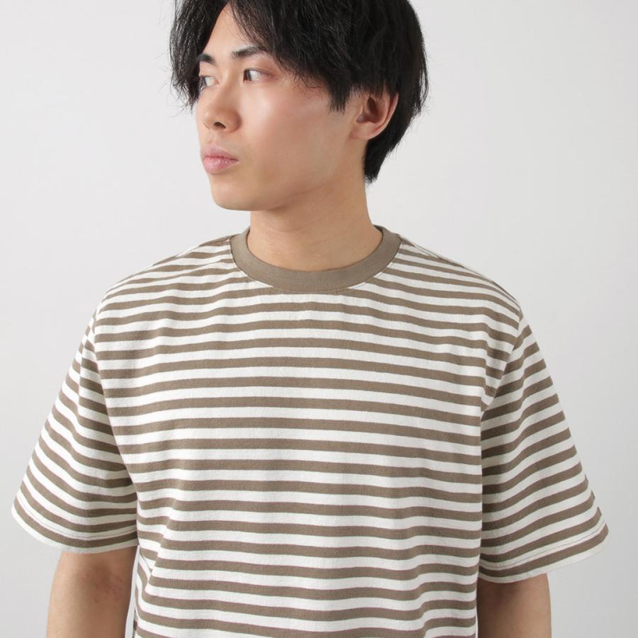 WAX LONDON（ワックスロンドン） ディーン ショートスリーブ ボーダーTシャツ ジョルトストライプ / メンズ トップス 半袖 柄 | WAX LONDON | 10