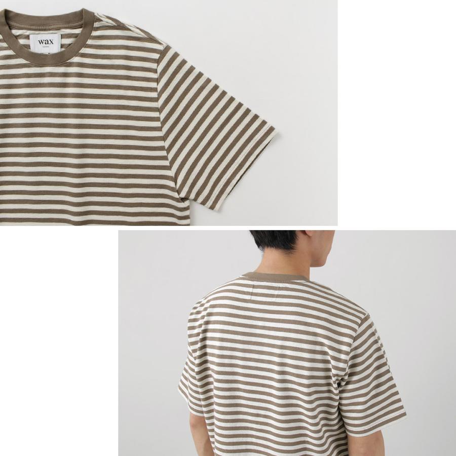 WAX LONDON（ワックスロンドン） ディーン ショートスリーブ ボーダーTシャツ ジョルトストライプ / メンズ トップス 半袖 柄 | WAX LONDON | 11