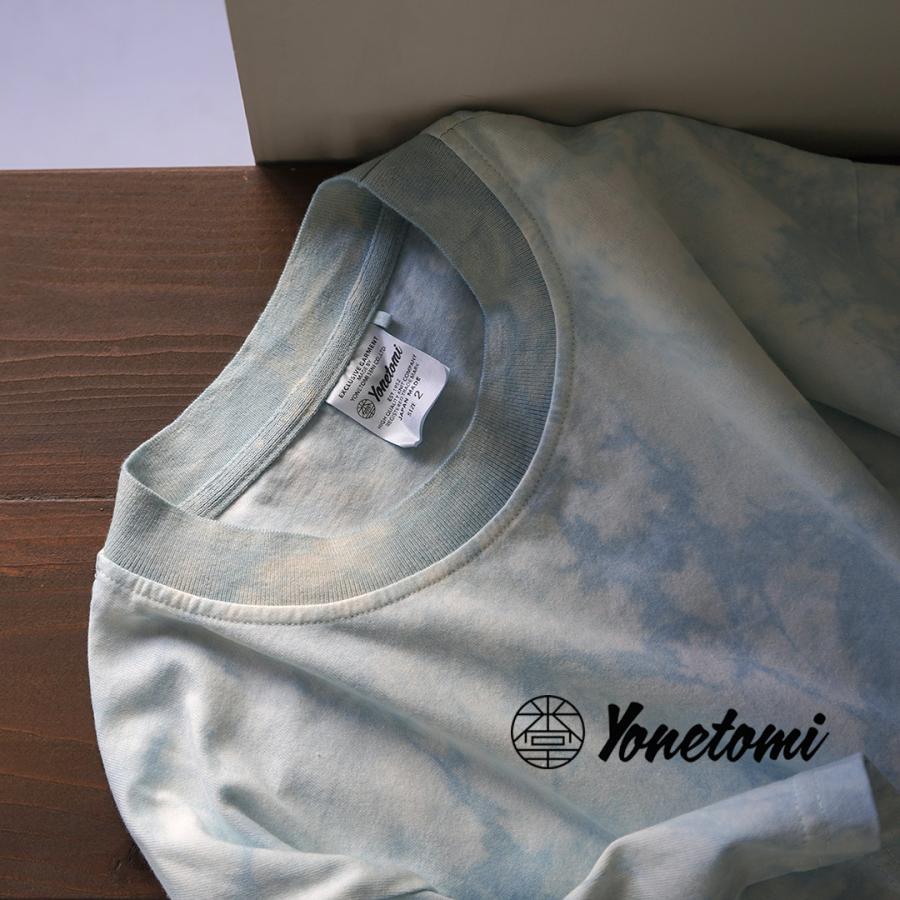 YONETOMI NEW BASIC（ヨネトミニューベーシック） Yonetomi×Watanabe's ガーメントダイ Tシャツ / メンズ 半袖 綿100％ 藍染め | Yonetomi NEW BASIC | 04