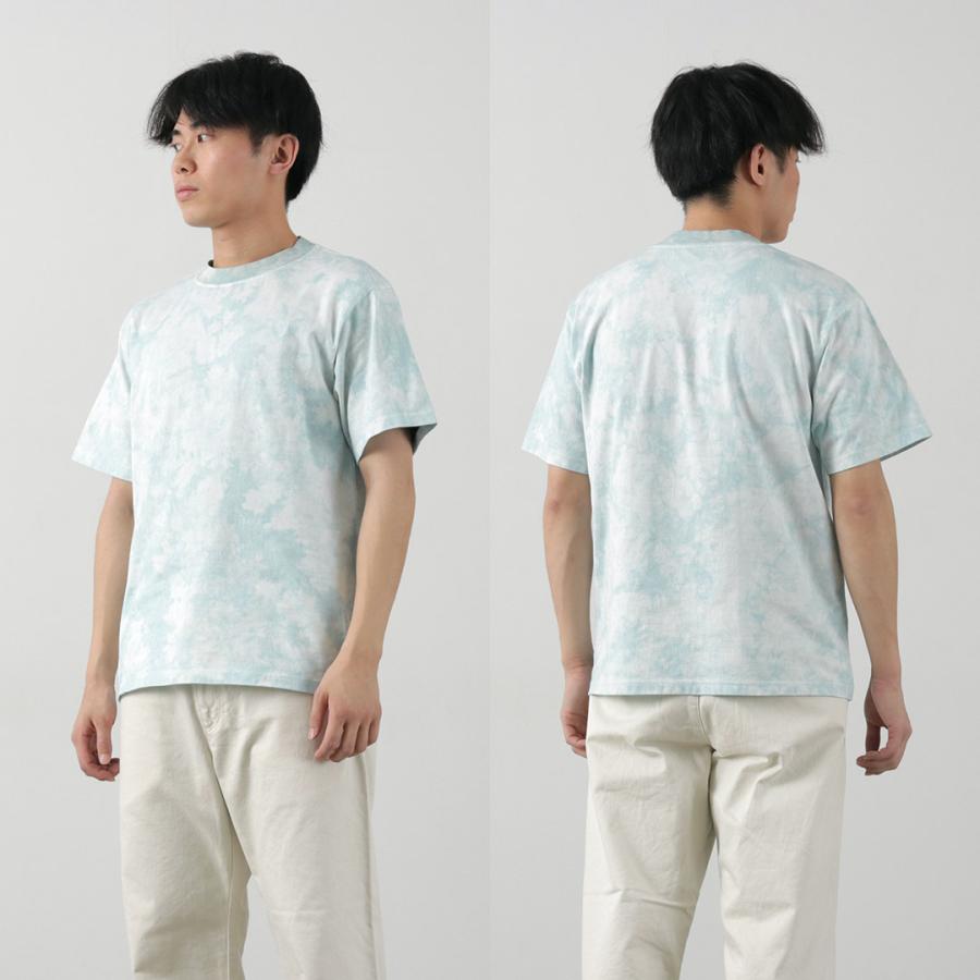 YONETOMI NEW BASIC（ヨネトミニューベーシック） Yonetomi×Watanabe's ガーメントダイ Tシャツ / メンズ 半袖 綿100％ 藍染め | Yonetomi NEW BASIC | 10