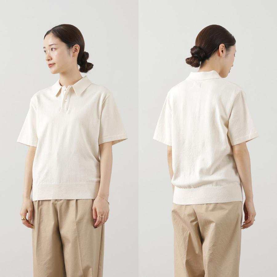 YONETOMI NEW BASIC（ヨネトミニューベーシック） ライトウェーブ コットンニット PO / メンズ レディース ユニセックス 半袖 | Yonetomi NEW BASIC | 14
