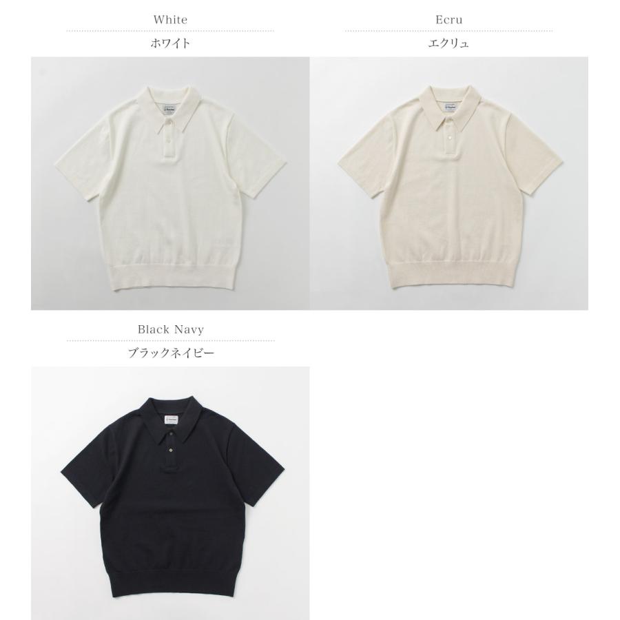 YONETOMI NEW BASIC（ヨネトミニューベーシック） ライトウェーブ コットンニット PO / メンズ レディース ユニセックス 半袖 | Yonetomi NEW BASIC | 04