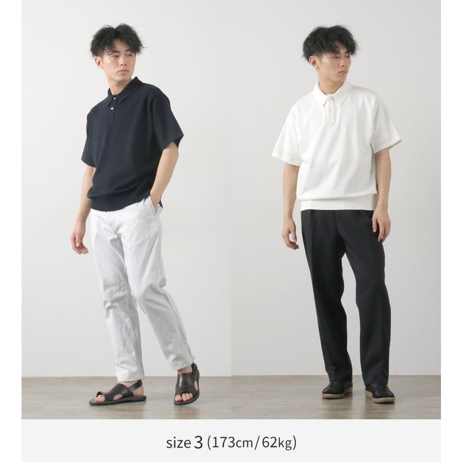 YONETOMI NEW BASIC（ヨネトミニューベーシック） ライトウェーブ コットンニット PO / メンズ レディース ユニセックス 半袖 | Yonetomi NEW BASIC | 06