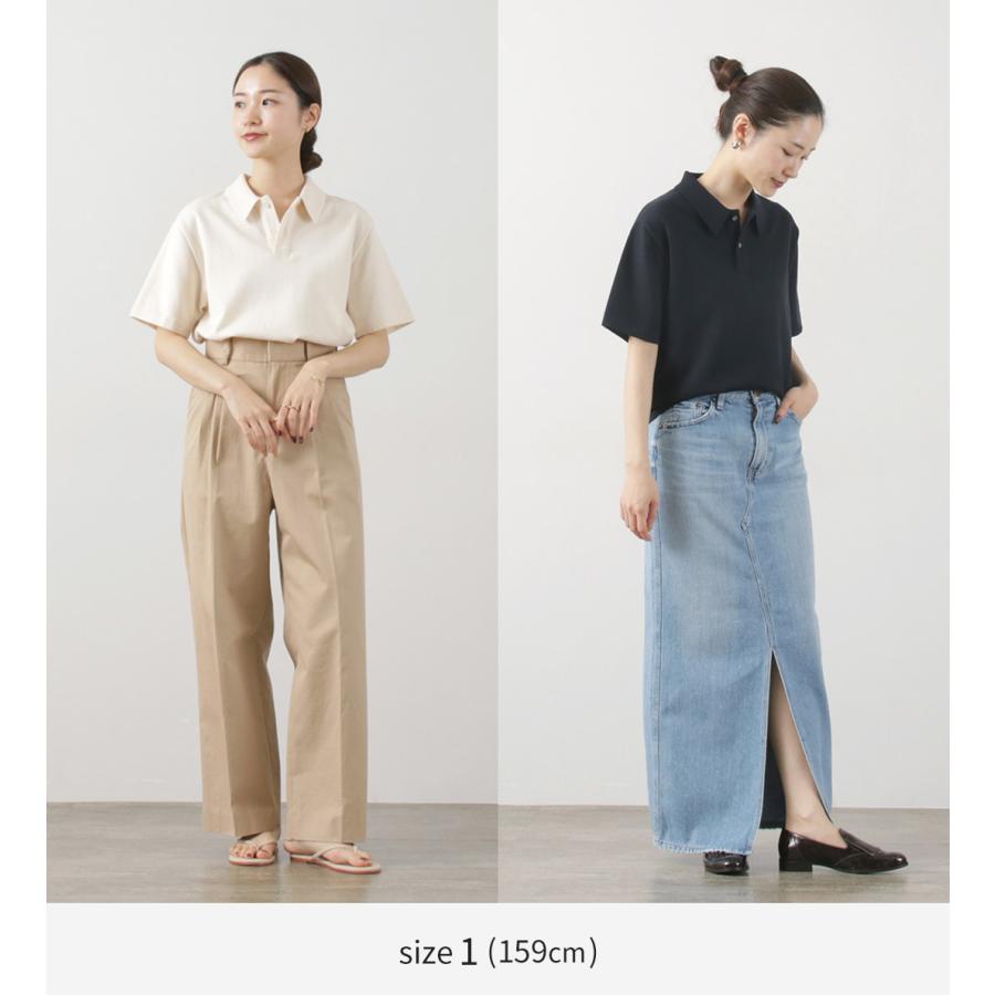 YONETOMI NEW BASIC（ヨネトミニューベーシック） ライトウェーブ コットンニット PO / メンズ レディース ユニセックス 半袖 | Yonetomi NEW BASIC | 07