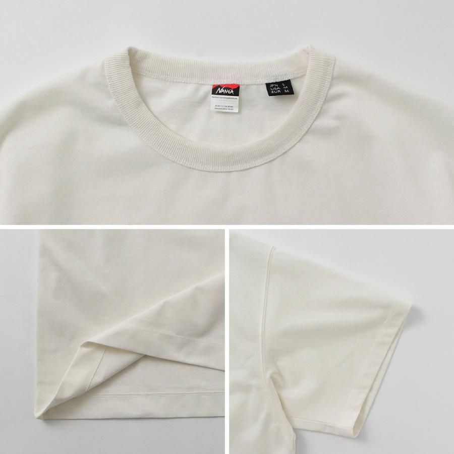 NANGA（ナンガ） エコハイブリッド ボックスロゴ刺繍 Tシャツ / メンズ 半袖 | NANGA | 14