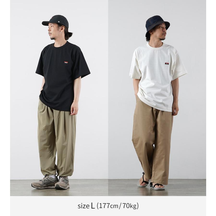 NANGA（ナンガ） エコハイブリッド ボックスロゴ刺繍 Tシャツ / メンズ 半袖 | NANGA | 07