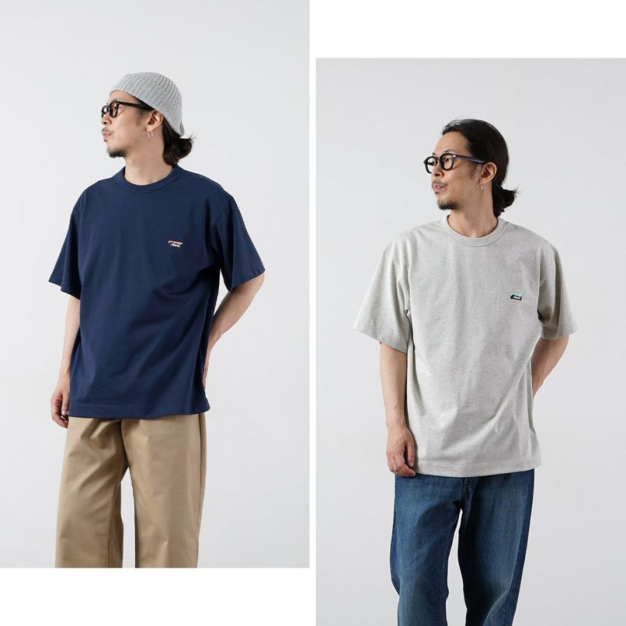NANGA（ナンガ） エコハイブリッド ボックスロゴ刺繍 Tシャツ / メンズ 半袖 | NANGA | 08